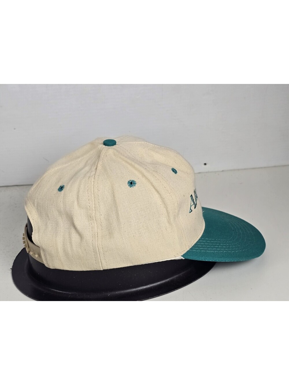 Vintage Alan Jackson Snapback Hat 90s Country Music Album Tour Concert USA Teal - Picture 5 of 8